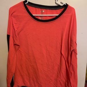 Large Coral Long Sleeve